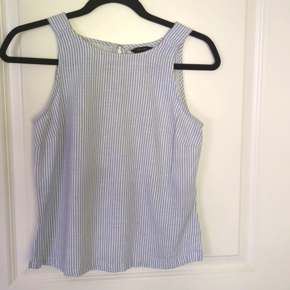 Blue & white striped blouse from RW & Co. - Picture 1 of 5